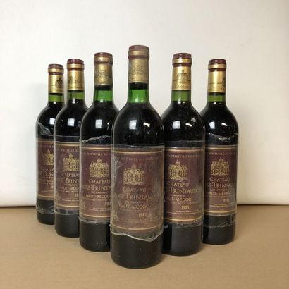 null 6 bottles: 2 CHÂTEAU LAROSE TRINTAUDON 1981 Haut-Médoc, 4 CHÂTEAU LAROSE TRINTAUDON...