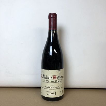 null 1 bouteille CHAMBOLLE-MUSIGNY 2001 1er cru "Les Cras" Domaine G.Roumier (étiquette...
