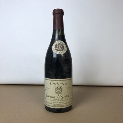 null 1 bouteille CHÂTEAU CORTON GRANCEY 1988 Grand Cru Louis Latour (étiquette fanée,...