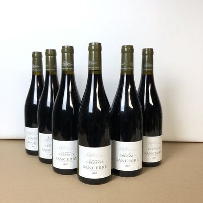 null 6 bouteilles SANCERRE 2017 Château de Crézancy (étiquettes fanées, très léger...
