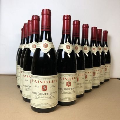null 12 bouteilles GEVREY-CHAMBERTIN 2003 1er cru "les Combes aux Moines" Domaine...