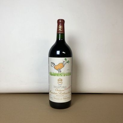 null 1 magnum CHÂTEAU MOUTON ROTHSCHILD 1999 1st GCC Pauillac (faded label, very...
