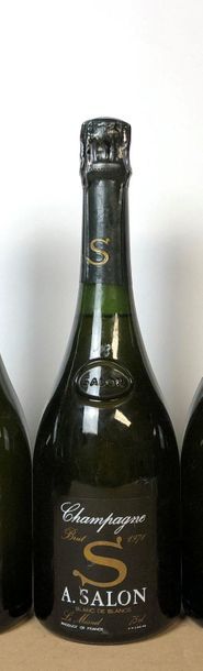 null 1 bottle CHAMPAGNE SALON 1971 Cuvée "S" (former very slight trace of coulure...