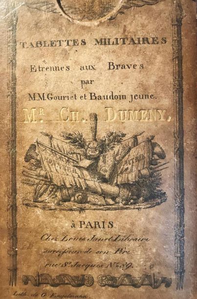 null Ensemble de 4 ouvrages : -Gouriet et Baudoin Jeune, « Tablettes militaires –...