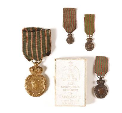 null France Medaille de Sainte Helene Médaille de Sainte Hélène, modèle en bronze...