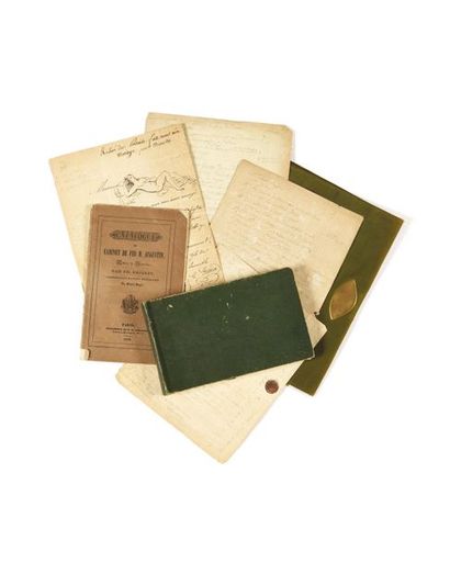 null Jean Baptiste Jacques AUGUSTIN (1752-1839) Exceptionnel et important carnet...