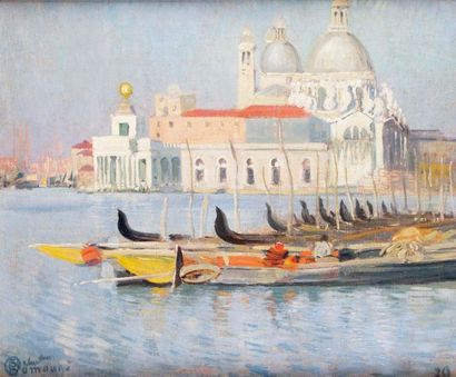 ROBERTO RAMANGER (1890-1973) Venise, Première...