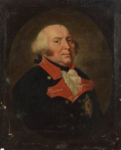 null German school circa 1770.

"Portrait of King Frederick William II of Prussia.

bearing...