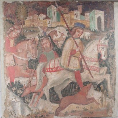 null Dans le Goût des Fresque Toscane à rapprochés du cycle des fresque Siennoise...
