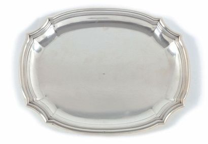 Small dish or tray in plain 950 sterling...