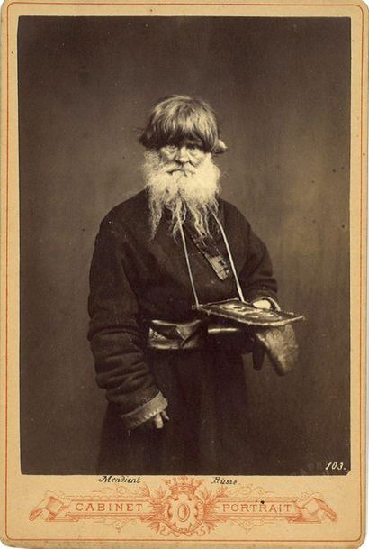 null [DES TYPES RUSSES]

CARRICK William (1827–1878)

Des types russes. Cinq photographies...