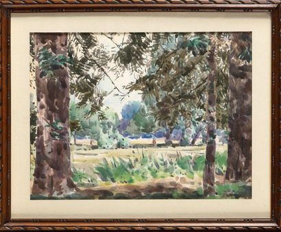 null RUSSIAN SCHOOL of the 20th century

Bois de Boulogne

Watercolour

Monogrammed...