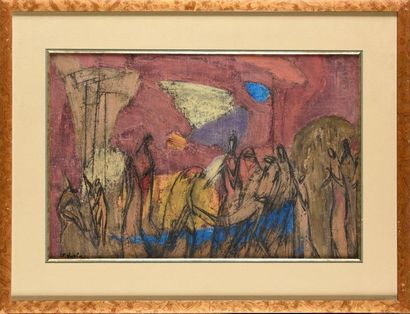 null VARLA Félix (1903-1986)

Descent from the cross

Pastel 

Signed lower left...