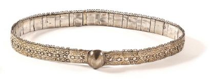 null Belt of a Caucasian woman

Silver, leather

Punches: Е.Б 1884, 84 and Saint...