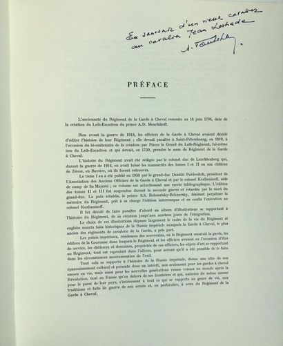 null Colonel Kozlianinoff, A. P. Toutchkov & W. I. Wuitch 

Leikhtenbergsky G.- Autographe

Histoire...