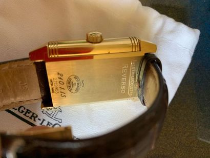 null JAEGER LE COULTRE Reverso Grande Date Q31420 of 2007 Superb 18k yellow gold...