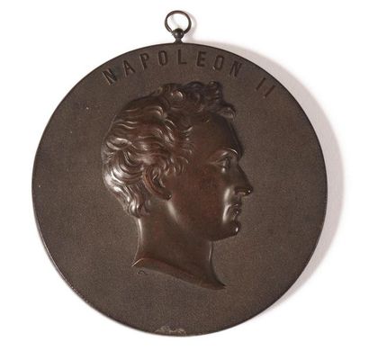 null Set of three medallions "The Emperor Napoleon I" "The King of Rome, Napoleon...
