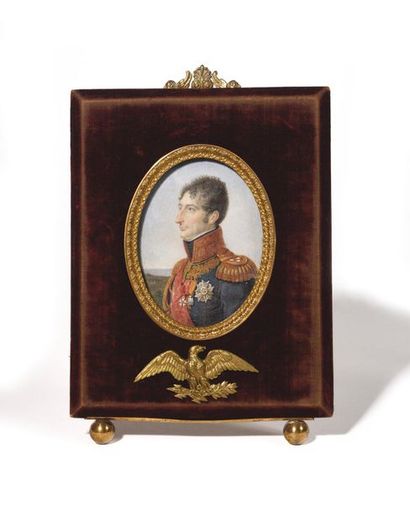 null Ecole française du XIXe siècle. « Portrait présumé du général Marie François...