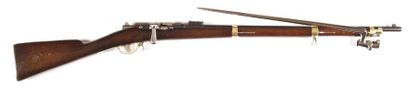 null Rifle of Gendarmerie model 1866 modified 1874 and modified 80. Round barrel...