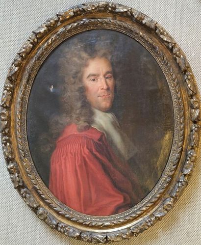 null FRENCH SCHOOL circa 1720
Portrait of a magistrate
original oval canvas
72 x...