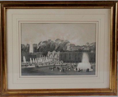 null SAINT CLOUD : General view of Saint Cloud taken from the other side of the river,...