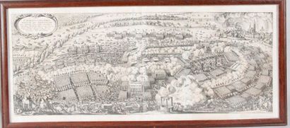 null BY Matthäus MERIAN (1593-1650) Description of the Battle of LÜTZEN in 1632 (Thirty...