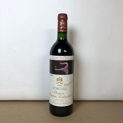 1 bouteille CHÂTEAU MOUTON ROTHSCHILD 1990...