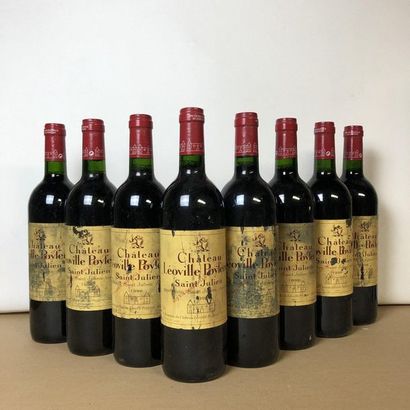 8 bouteilles CHÂTEAU LEOVILLE POYFERRE 1996...