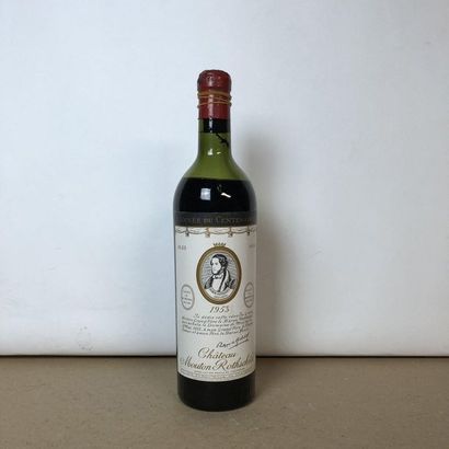 1 bouteille CHÂTEAU MOUTON ROTHSCHILD 1953...