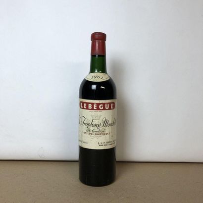 1 bouteille CHÂTEAU TROPLONG MONDOT 1961...