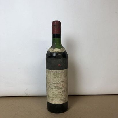 1 bouteille CHÂTEAU MOUTON ROTHCHILD 1964...