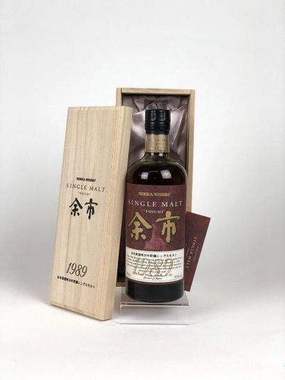 null 1 bouteille WHISKY NIKKA 1989 "Yoichi" Single Malt (Coffret individuel d'origine)....