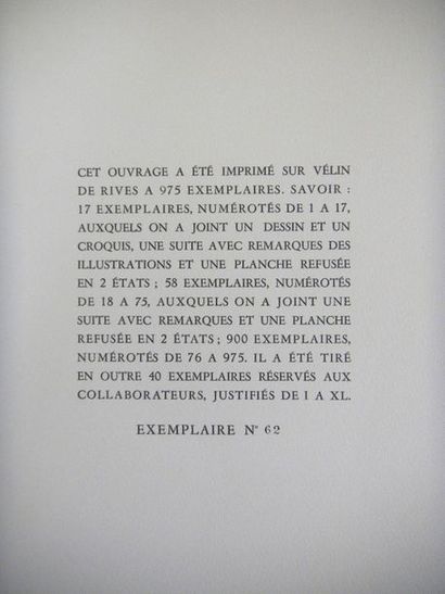 null Lot de deux livres sur vélin : Petits poemes en prose de Baudelaire illustrées...