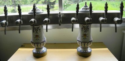 null Large beer filler 6 spouts in Rouen earthenware

H57 W117cm D32cm