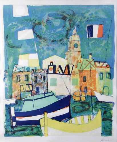 null Paul AÏZPIRI (1919-2016)

Le port de Saint-Tropez

Lithographie

Signée et numérotée...