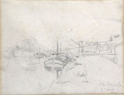 null Charles ROUSSEL (1861-1936)

Péniche sur le canal à Saint-Omer, 1921

Mine de...