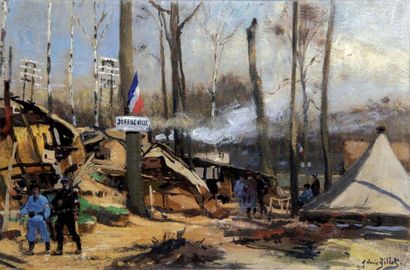 null Eugène Louis GILLOT (1867-1925)

Joffreville, campement de soldats durant La...