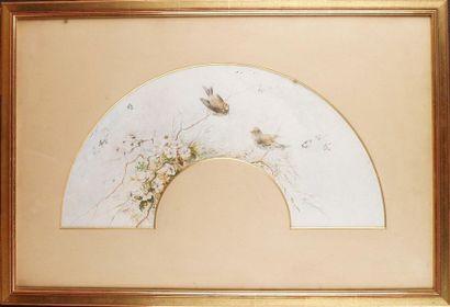null Hector GIACOMELLI (1822-1904)

Projet d'éventail

Aquarelle signée en bas à...