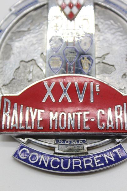 null Badge "Concurrent" du XXVI° Rallye Monte Carlo 1956

Badge "Concurrent" du XXVI°...