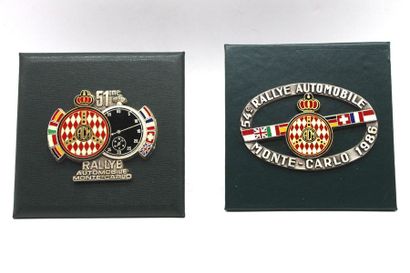 null Badges des 50, 51, 52 et 54° Rallyes Monte Carlo: 1982, 83, 84 et 86.
4 badges...