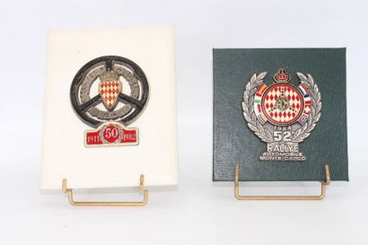 null Badges des 50, 51, 52 et 54° Rallyes Monte Carlo: 1982, 83, 84 et 86.
4 badges...
