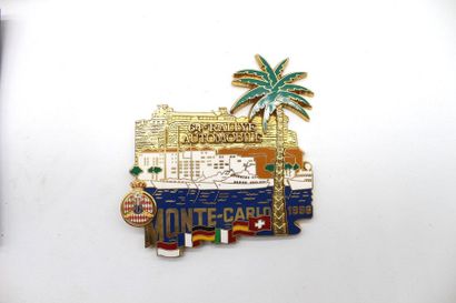 null Badges of the 62 to 67° Monte Carlo Rallys 

6 Badges in gilded and enamelled...