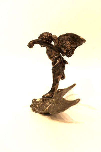 null Angelot Lottery 

Silver bronze mascot, registered 67778. Was mounted on a mobile...