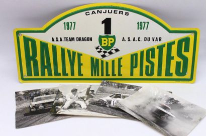 null Plate N°1 of the winner, Rallye mille Pistes 1977

1977 Rallye Mille pistes...