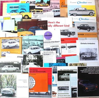 null Documentation CHECKER- Taxi Américain

Dépliant 2 volets- Catalogue 8 pages...