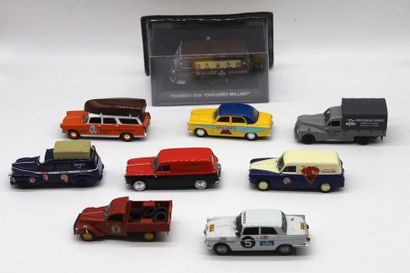 null Miniature Peugeot Advertising Vehicles 

All miniatures are 1/43rd and without...
