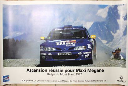 null Affiche Renault "Rallye du Mt Blanc 1997"

Affiche d'intérieur Renault: "Ascension...