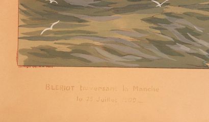 ERNEST MONTAUT (1879-1909) Ernest MONTAUT (1879-1909)

 Blériot traversant la manche,...