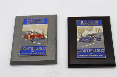null Badges des Rallyes Monte Carlo 2003 et 2004, Monte Carlo historique 2007,2008...