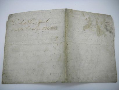 null Lettre manuscrite portant en entête le nom du Pape Leon XII

En latin sur vélin,...